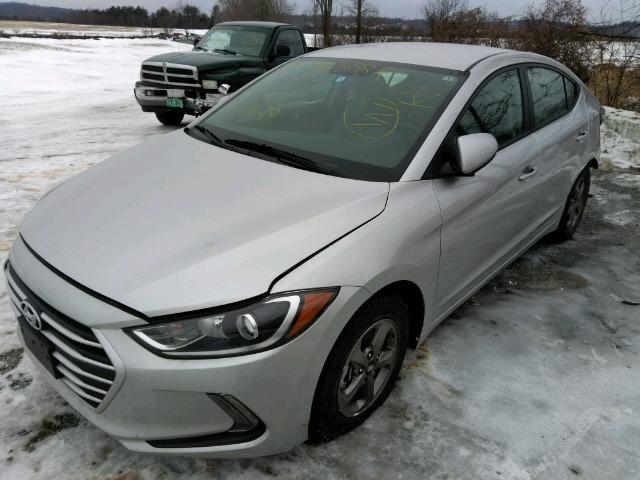 5NPD94LA6HH159641 - 2017 HYUNDAI ELANTRA EC SILVER photo 2