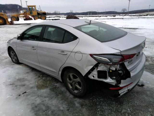 5NPD94LA6HH159641 - 2017 HYUNDAI ELANTRA EC SILVER photo 3