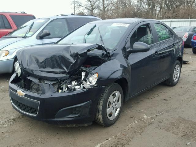 1G1JA5SH8F4150062 - 2015 CHEVROLET SONIC LS 黑色 照片 2