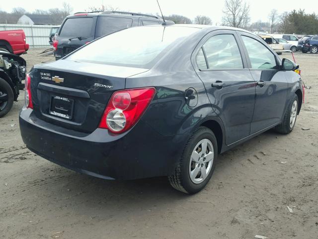 1G1JA5SH8F4150062 - 2015 CHEVROLET SONIC LS 黑色 照片 4