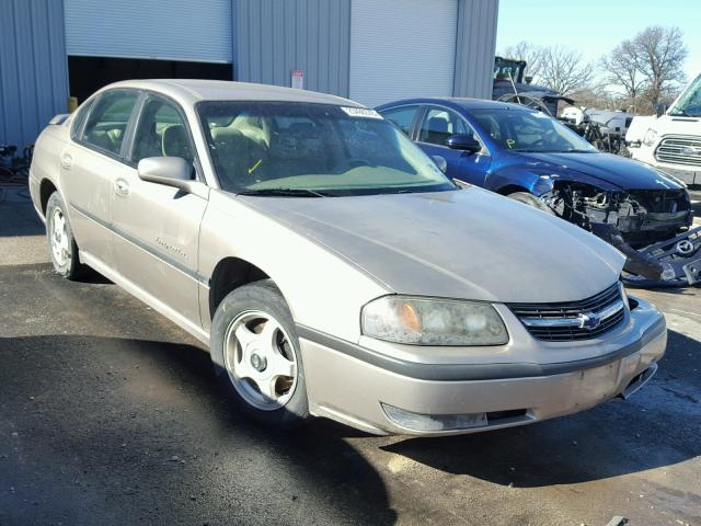 2G1WH55K019233791 - 2001 CHEVROLET IMPALA LS TAN photo 1