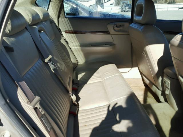 2G1WH55K019233791 - 2001 CHEVROLET IMPALA LS TAN photo 6