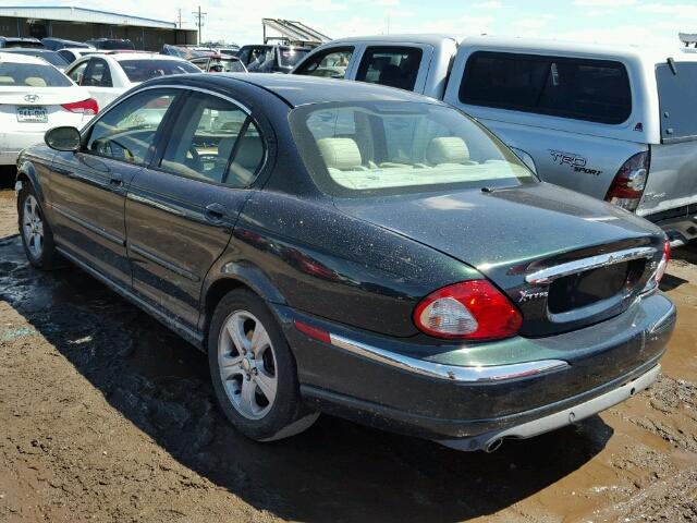 SAJEA51CX2WC40945 - 2002 JAGUAR X-TYPE 3.0 GREEN photo 3