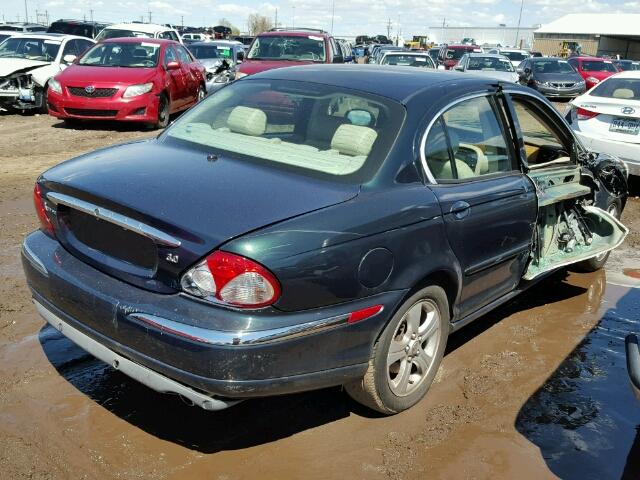 SAJEA51CX2WC40945 - 2002 JAGUAR X-TYPE 3.0 GREEN photo 4