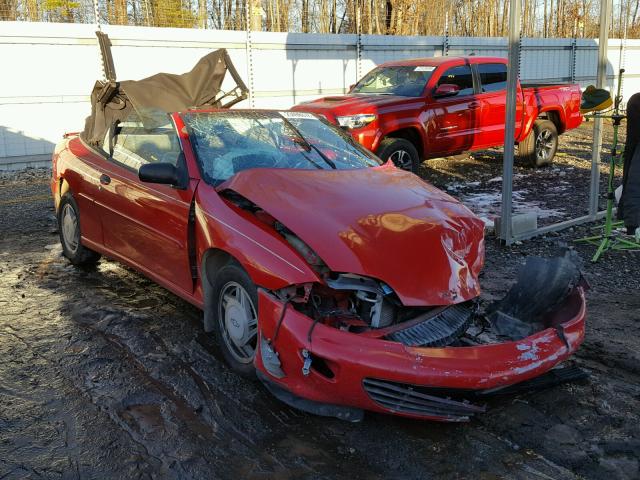 4G1JF3249VB107054 - 1997 CHEVROLET CAVALIER L RED photo 1