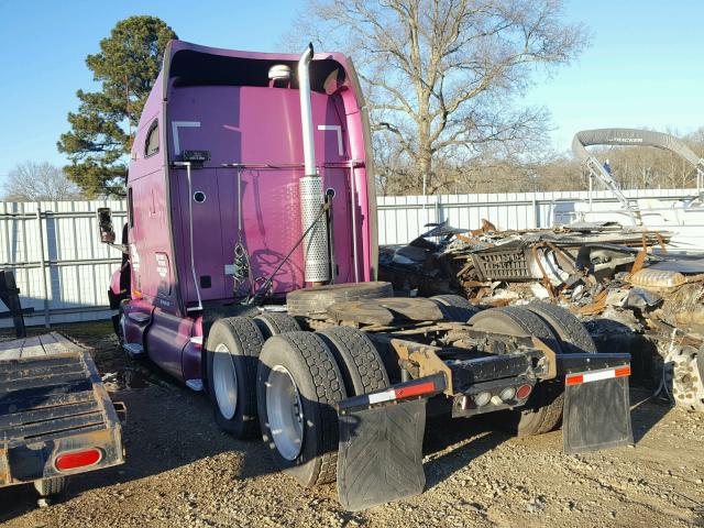 1XKTD49X57J176317 - 2007 KENWORTH CONSTRUCTI PURPLE photo 3