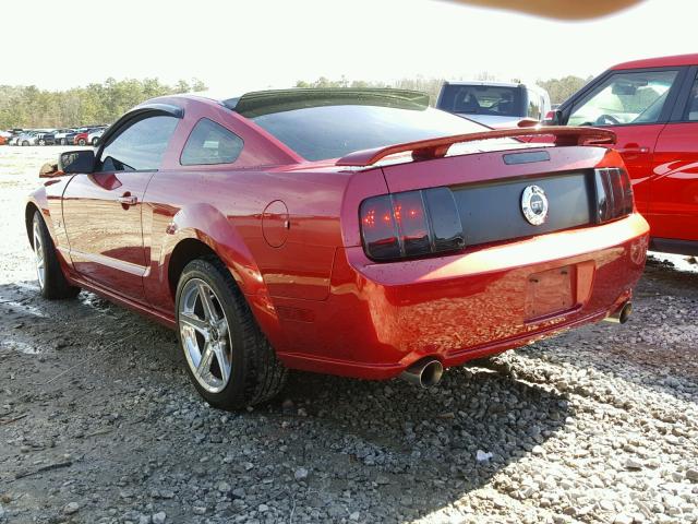 1ZVFT82H555107653 - 2005 FORD MUSTANG GT RED photo 3