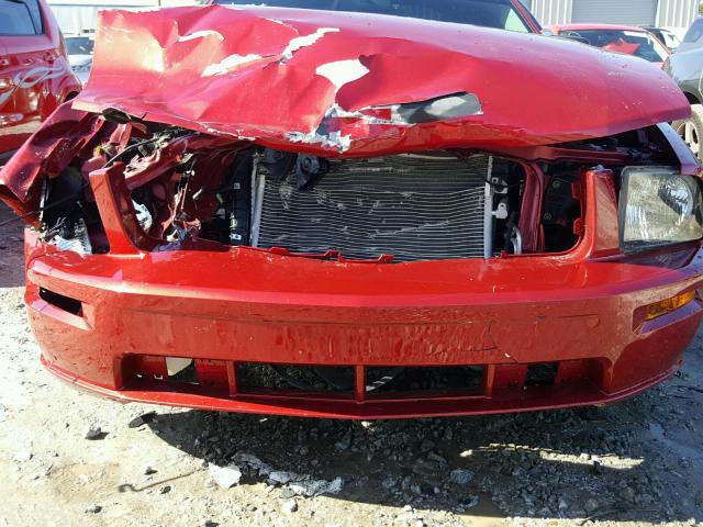 1ZVFT82H555107653 - 2005 FORD MUSTANG GT RED photo 9