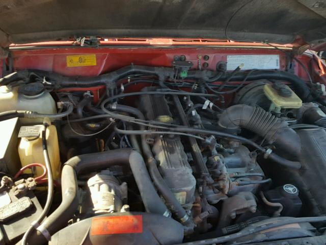 1J4FJ78S8NL232562 - 1992 JEEP CHEROKEE L RED photo 7