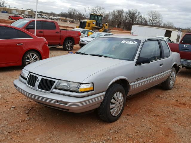 1G2NE14U6LC276880 - 1990 PONTIAC GRAND AM L SILVER photo 2