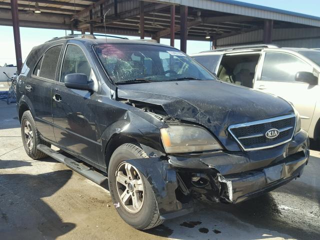 KNDJD733155493849 - 2005 KIA SORENTO EX BLACK photo 1