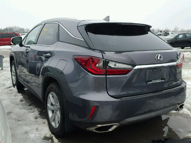 2T2BZMCA3GC028851 - 2016 LEXUS RX 350 GRAY photo 3