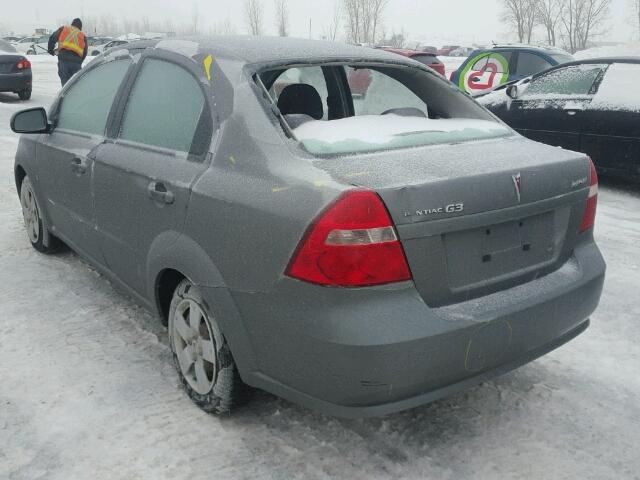 3G2TV55E49L123434 - 2009 PONTIAC G3 WAVE GRAY photo 3