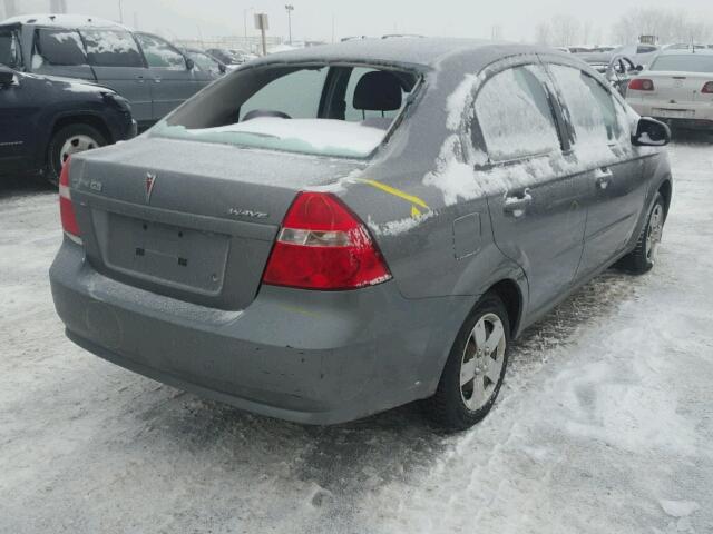 3G2TV55E49L123434 - 2009 PONTIAC G3 WAVE GRAY photo 4