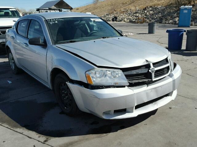 1B3CC4FB4AN171392 - 2010 DODGE AVENGER SX SILVER photo 1