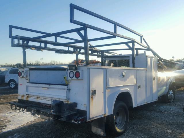 1FDWF37R48EA05923 - 2008 FORD F350 SUPER WHITE photo 4