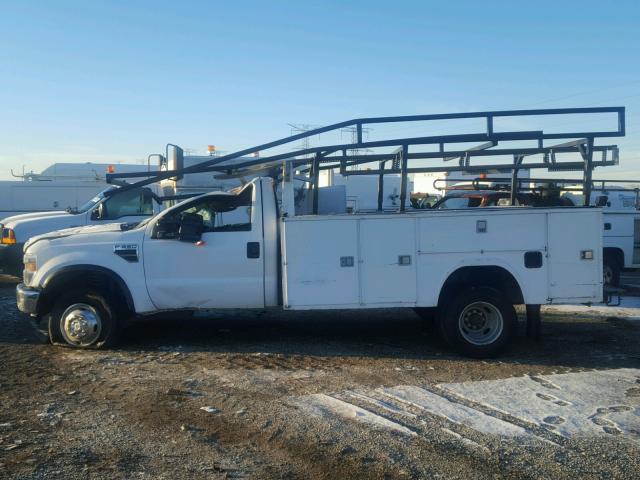 1FDWF37R48EA05923 - 2008 FORD F350 SUPER WHITE photo 9