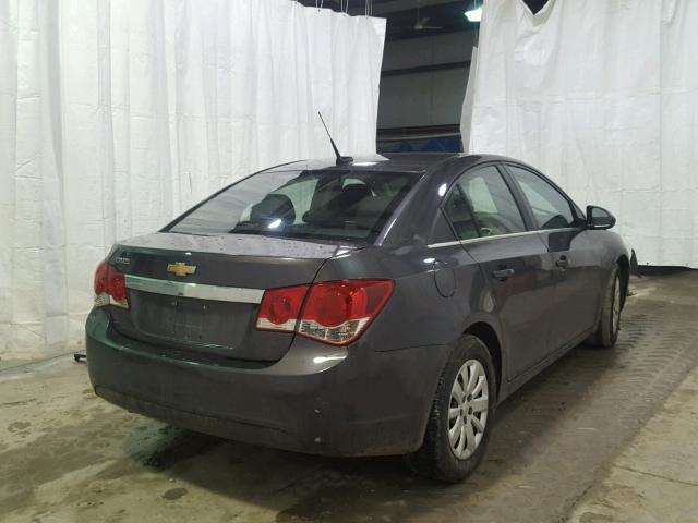 1G1PC5SHXB7161030 - 2011 CHEVROLET CRUZE LS BROWN photo 4