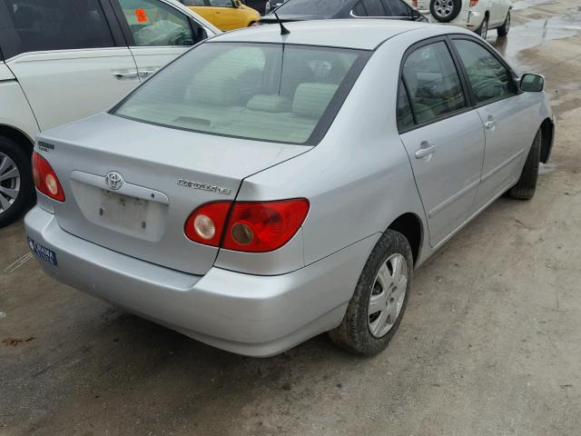 1NXBR32EX7Z801753 - 2007 TOYOTA COROLLA SILVER photo 4