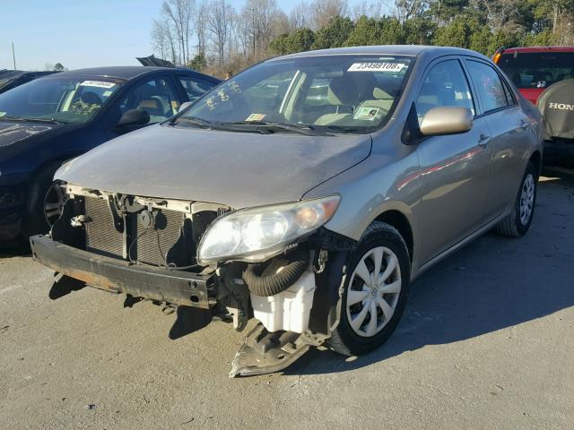 1NXBU40EX9Z141062 - 2009 TOYOTA COROLLA BA GOLD photo 2