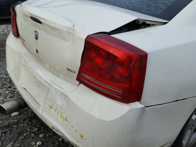 2B3KA43G66H229245 - 2006 DODGE CHARGER SE WHITE photo 9