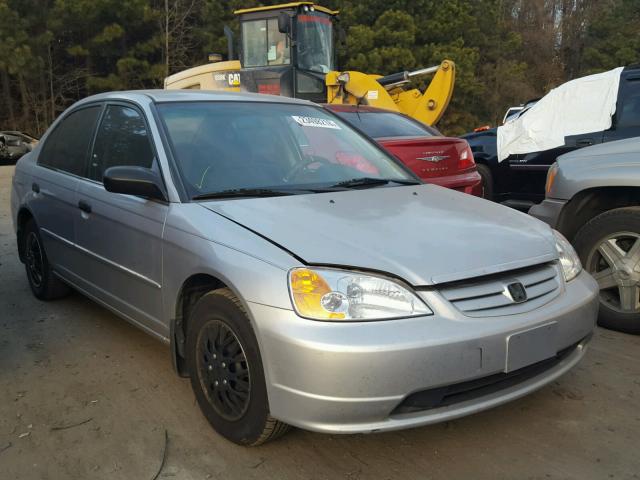 2HGES16511H549715 - 2001 HONDA CIVIC LX SILVER photo 1