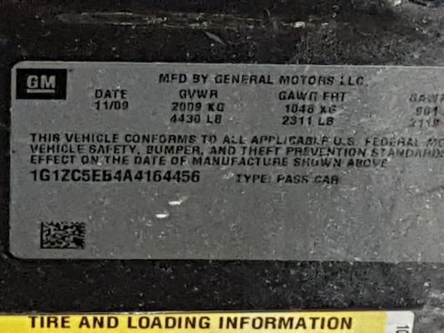 1G1ZC5EB4A4164456 - 2010 CHEVROLET MALIBU 1LT 棕色 照片 10