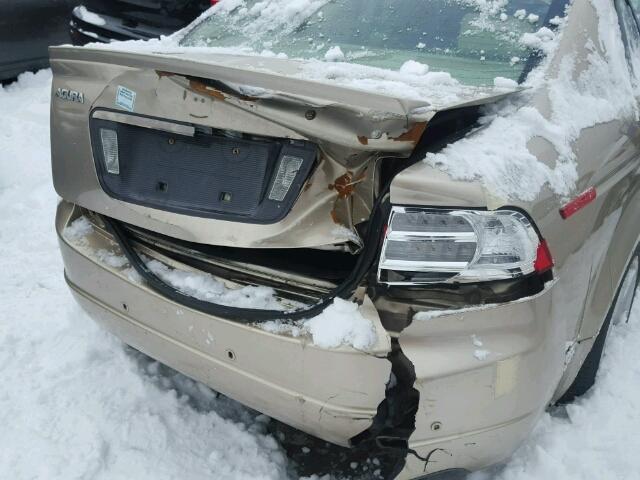 19UUA66234A800951 - 2004 ACURA TL BEIGE photo 9