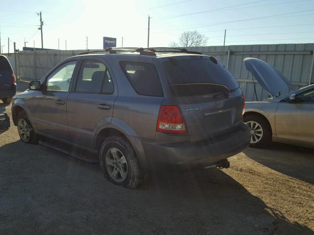 KNDJD733555434447 - 2005 KIA SORENTO EX GRAY photo 3