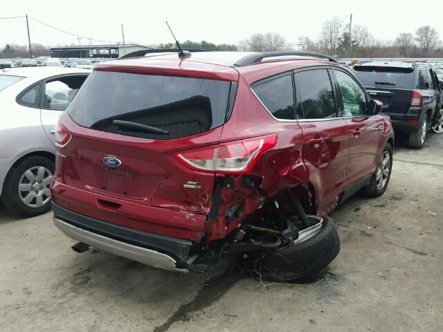 1FMCU9GXXGUC48327 - 2016 FORD ESCAPE SE MAROON photo 4