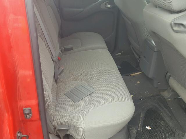 1N6AD09W97C406798 - 2007 NISSAN FRONTIER C RED photo 6