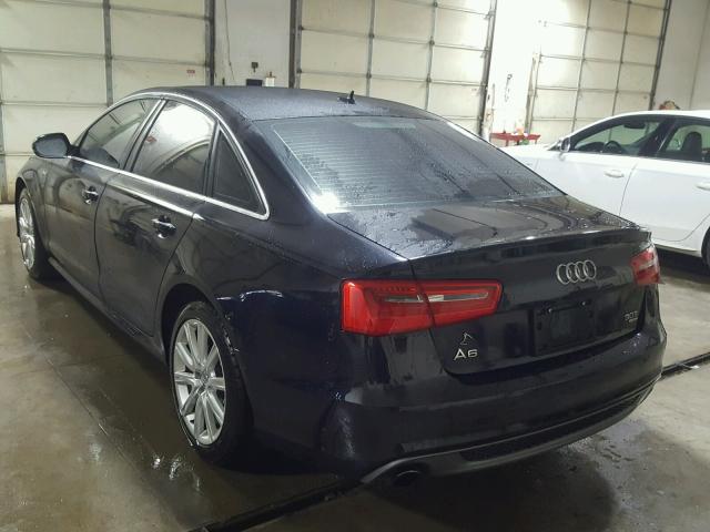 WAUHGAFC7CN036357 - 2012 AUDI A6 PRESTIG BLACK photo 3