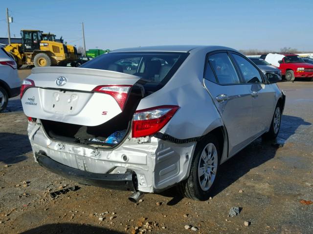 5YFBURHE5EP036698 - 2014 TOYOTA COROLLA L GRAY photo 4