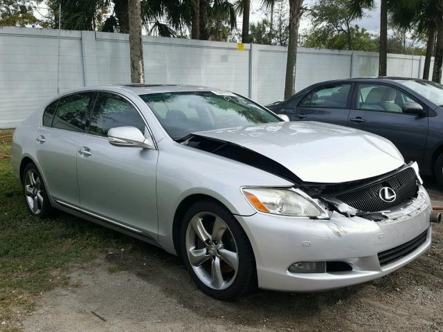 JTHBL96S485000416 - 2008 LEXUS GS 460 SILVER photo 1