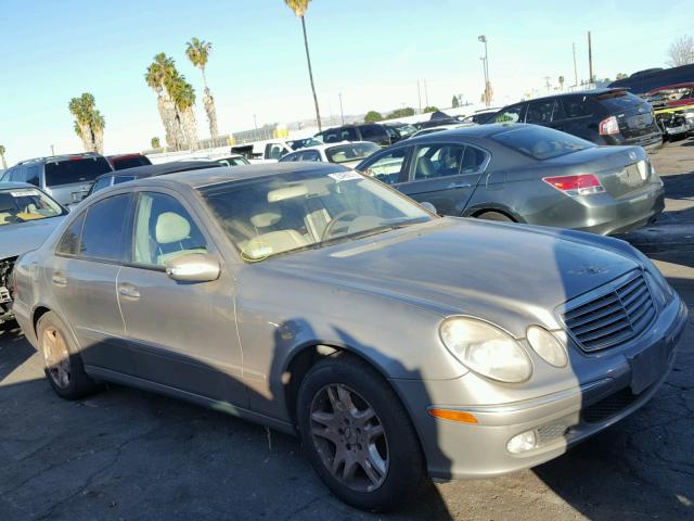 WDBUF65J93A165952 - 2003 MERCEDES-BENZ E 320 GRAY photo 1