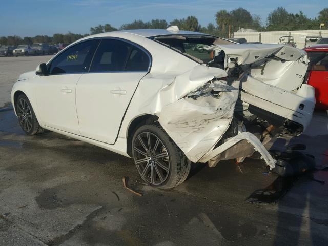 YV1612FS6E1291398 - 2014 VOLVO S60 T5 WHITE photo 3