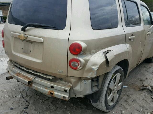 3GNDA13D68S546283 - 2008 CHEVROLET HHR LS 金色 照片 10