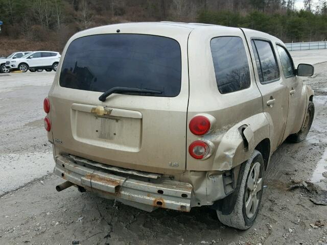 3GNDA13D68S546283 - 2008 CHEVROLET HHR LS 金色 照片 4