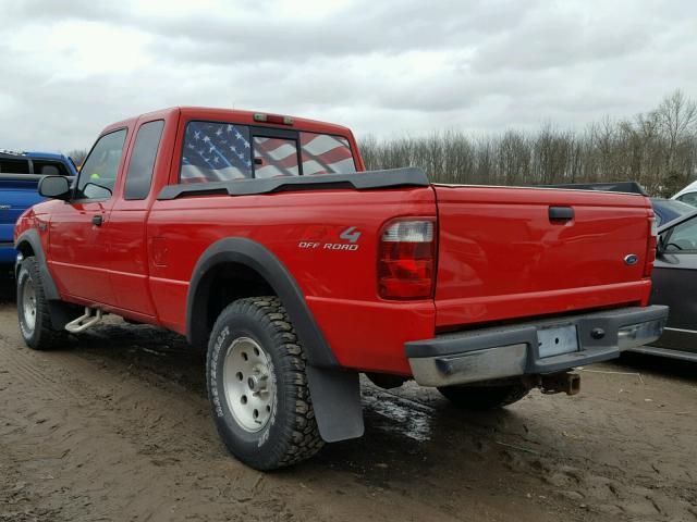 1FTZR45E32TA33018 - 2002 FORD RANGER SUP RED photo 3