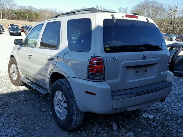 4M2CU81147KJ08346 - 2007 MERCURY MARINER LU WHITE photo 3