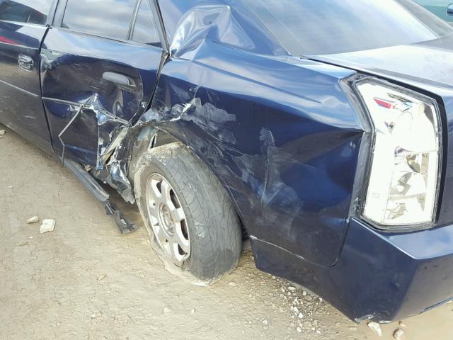 1G6DM57N930168568 - 2003 CADILLAC CTS BLUE photo 9