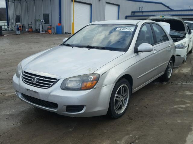 KNAFE221195647341 - 2009 KIA SPECTRA EX SILVER photo 2