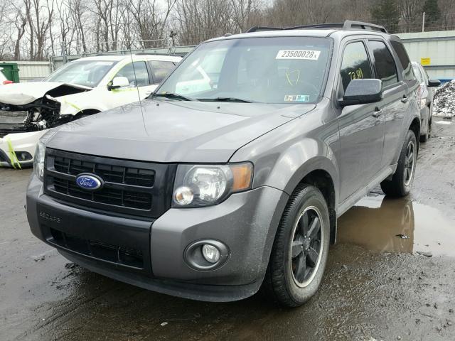 1FMCU9DG8BKC36766 - 2011 FORD ESCAPE XLT GRAY photo 2