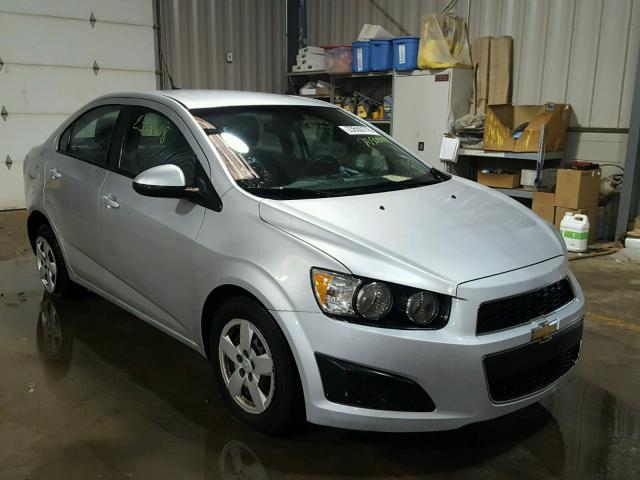 1G1JA5SG7D4109782 - 2013 CHEVROLET SONIC LS SILVER photo 1