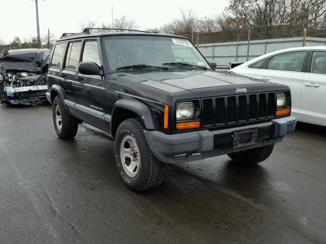 1J4FF48S1YL268386 - 2000 JEEP CHEROKEE S BLACK photo 1