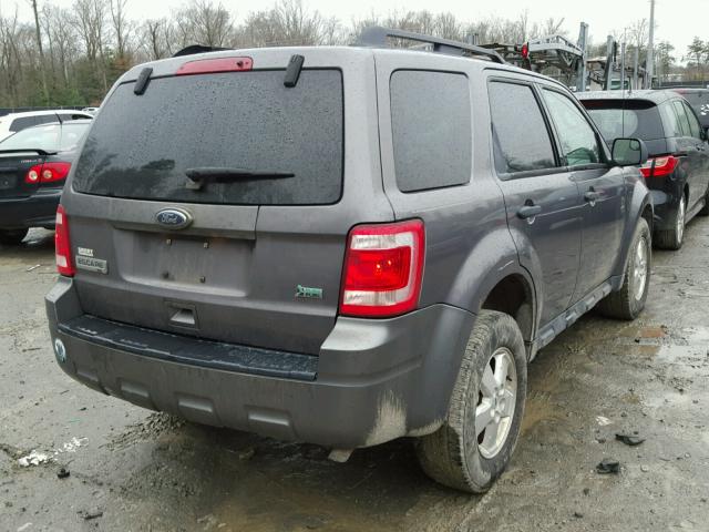 1FMCU9DG7AKA15416 - 2010 FORD ESCAPE XLT GRAY photo 4