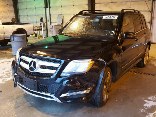 WDCGG8JB6DG037375 - 2013 MERCEDES-BENZ GLK 350 4M BLACK photo 2