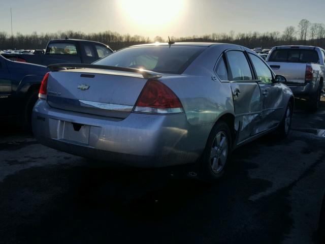 2G1WT58N081351420 - 2008 CHEVROLET IMPALA LT SILVER photo 4