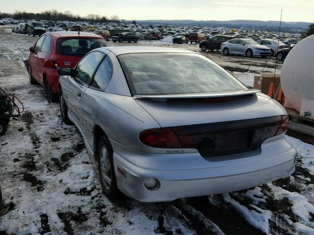 1G2JB1242Y7110558 - 2000 PONTIAC SUNFIRE SE SILVER photo 3