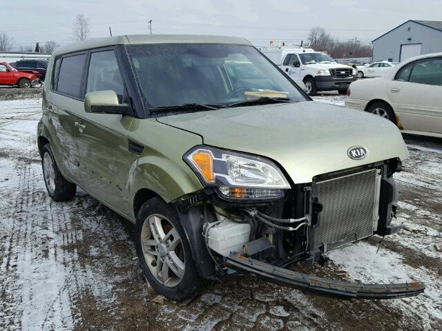 KNDJT2A2XB7237709 - 2011 KIA SOUL GREEN photo 1